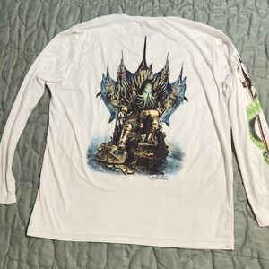 Strike Zone Apparel Long Sleeve Performance Graphic Art Shirt Octopus Lord Sz XL